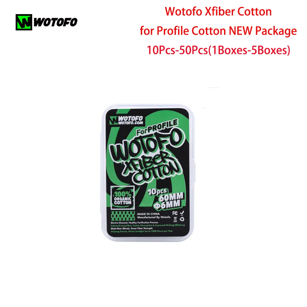 10pcs-50Pcs Original Wotofo Xfiber Cotton for Profile Cotton dry burning vaping mesh coil For Profile mesh RDA Vape vaper Tank
10pcs-50Pcs Original Wotofo Xfiber Cotton for Profile Cotton dry burning vaping mesh coil For Profile mesh RDA Vape vaper Tank