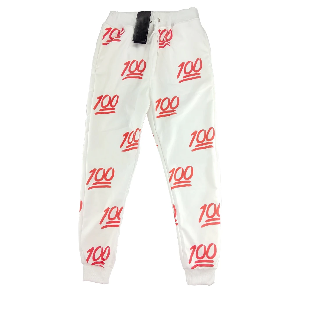 Unisex Emoji Printing Pretty 3D Sweatpants Joggers Sweatshirt Pants-S(White and red)
Unisex Emoji Printing Pretty 3D Sweatpants Joggers Sweatshirt Pants-S(White and red)