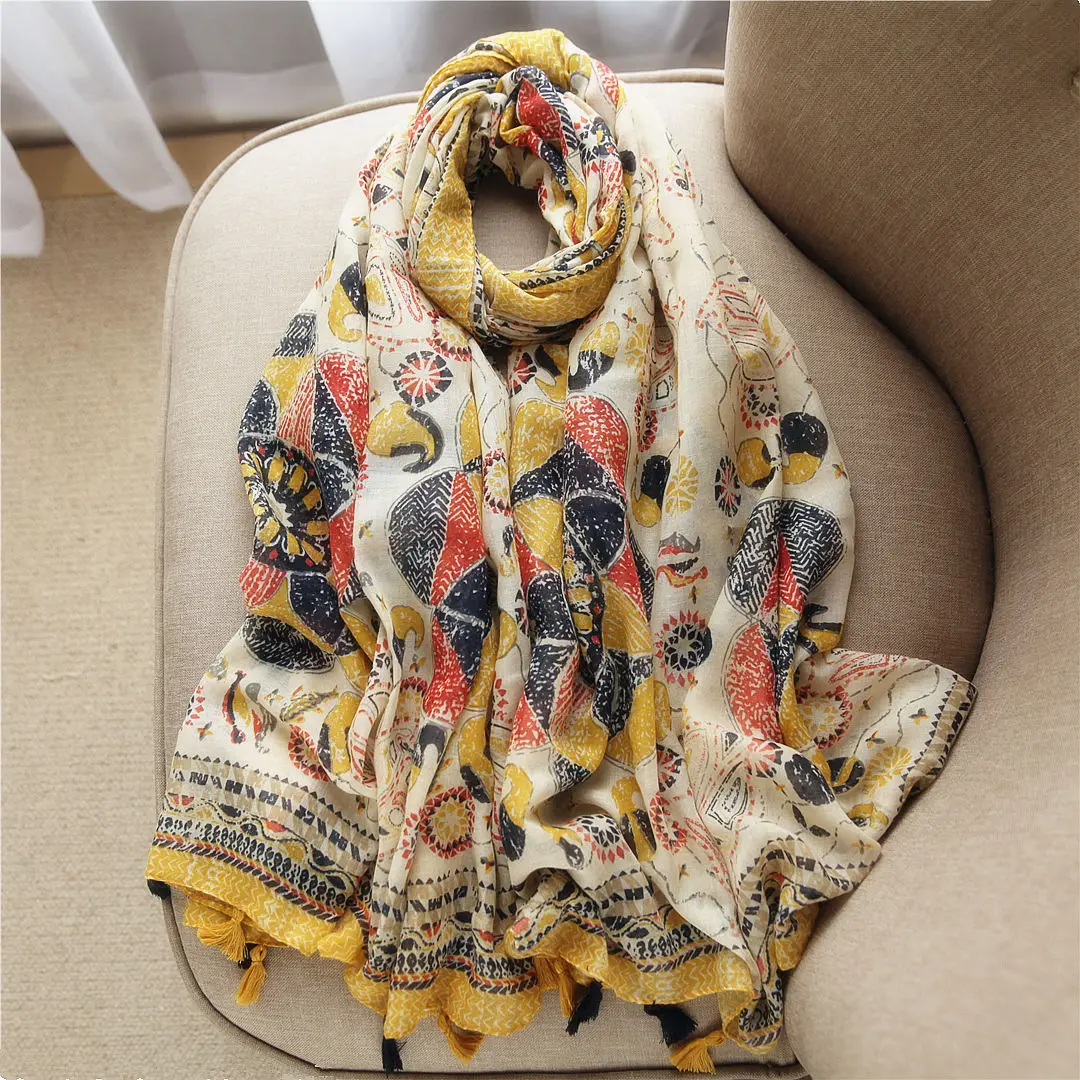 Retro Yellow Ethnic Style Scarf Ms Autumn Fringed Long Section Scarf Thin Section Shawl Long Scarf
Retro Yellow Ethnic Style Scarf Ms Autumn Fringed Long Section Scarf Thin Section Shawl Long Scarf