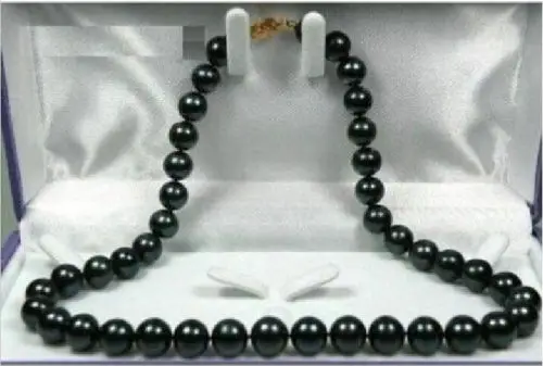 Free Shipping >>>>> HUGE AAA 10-11MM TAHITIAN GENUINE PERFECT BLACK PEACOCK PEARL NECKLACE 18"14K
Free Shipping >>>>> HUGE AAA 10-11MM TAHITIAN GENUINE PERFECT BLACK PEACOCK PEARL NECKLACE 18"14K