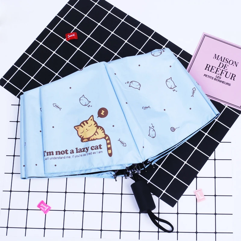 Automatic Umbrella Rain Windproof Black Coating Anti UV Parasol Women Girls Umbrella Ladies Lovely Cat Folding Umbrellas
Automatic Umbrella Rain Windproof Black Coating Anti UV Parasol Women Girls Umbrella Ladies Lovely Cat Folding Umbrellas