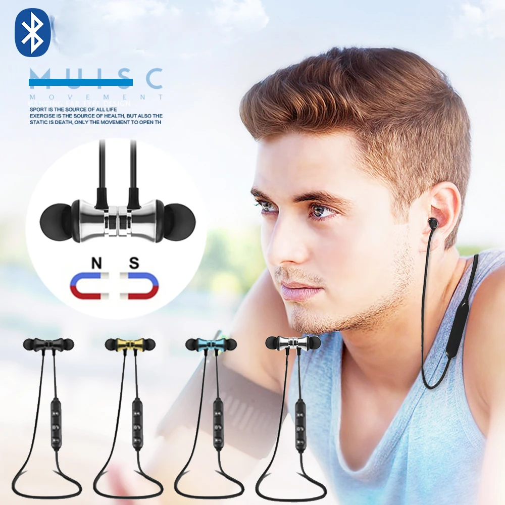 S8 Wireless Magnetic Wireless Bluetooth Earphone XT 11 Bass Stereo Headset Sports Running In-Ear Sweatproof Headphone with Mic
S8 Wireless Magnetic Wireless Bluetooth Earphone XT 11 Bass Stereo Headset Sports Running In-Ear Sweatproof Headphone with Mic
