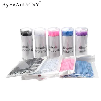 100pcs Eyelashes Extension Lashes Microbrushes Disposable Applicator Mascara wands Swab individual Micro Brushes Makeup Tool
100pcs Eyelashes Extension Lashes Microbrushes Disposable Applicator Mascara wands Swab individual Micro Brushes Makeup Tool
