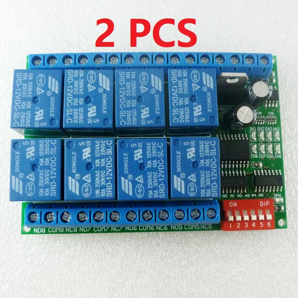 2 PCS 8 Channel DC 12V RS485 Relay Module Modbus RTU 485 Remote Control Switch for PLC PTZ Camera Security Monitoring
2 PCS 8 Channel DC 12V RS485 Relay Module Modbus RTU 485 Remote Control Switch for PLC PTZ Camera Security Monitoring