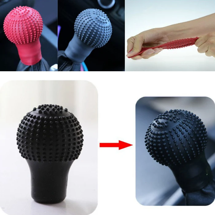 Universal Interior Decoration Gear Shift Collars Silicone Head Shift Knob Cover Case Handbra for Car multi color option Wh
Universal Interior Decoration Gear Shift Collars Silicone Head Shift Knob Cover Case Handbra for Car multi color option Wh
