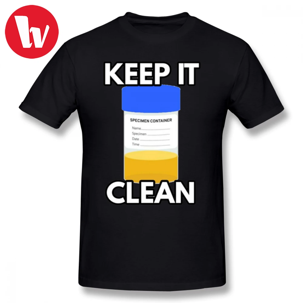 Drug Test T Shirt Keep It Clean T-Shirt Men Print Male T Shirts Casual Short Sleeve Funny Tshirt Basic Summer Men's Tee Shirt
Drug Test T Shirt Keep It Clean T-Shirt Men Print Male T Shirts Casual Short Sleeve Funny Tshirt Basic Summer Men's Tee Shirt
