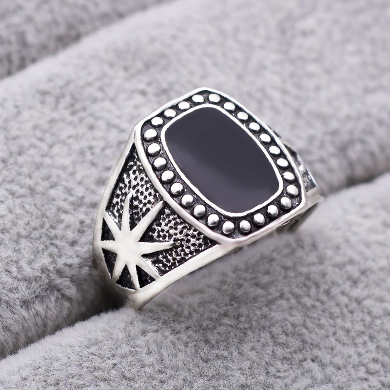 Men Ring To provide The Lowest Price Men Biker Tibet Tibetian Silver Alloy Black Enamel Jewelry Fashion Wedding Rings For Men
Men Ring To provide The Lowest Price Men Biker Tibet Tibetian Silver Alloy Black Enamel Jewelry Fashion Wedding Rings For Men