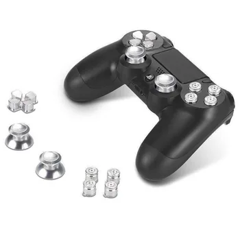 New for PS4 Controller Dualshock 4 Replacement Metal Dpad+Joystick Cap+Bullet Buttons Aluminum Key Buttons Mod Kit
New for PS4 Controller Dualshock 4 Replacement Metal Dpad+Joystick Cap+Bullet Buttons Aluminum Key Buttons Mod Kit