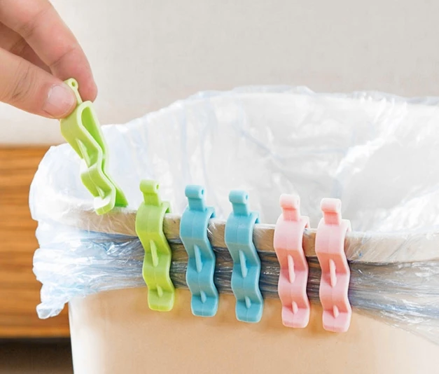 LASPERAL 6PCs/Lot Color Mixing Plastic Bag Clips Garbage Bag Clip Waste Bin Clip clamp household Clean Receive Useful Tools
LASPERAL 6PCs/Lot Color Mixing Plastic Bag Clips Garbage Bag Clip Waste Bin Clip clamp household Clean Receive Useful Tools