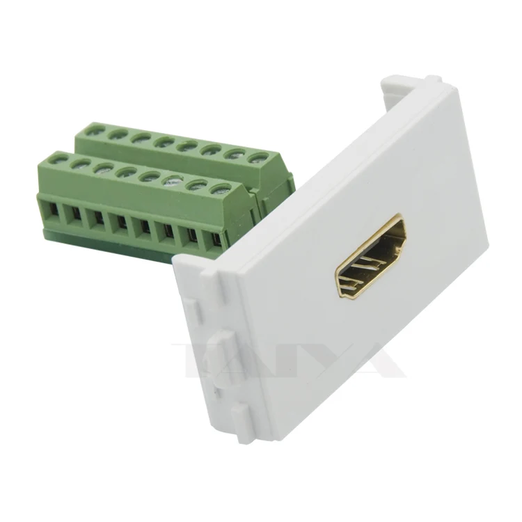 Настенная панель HDMI мультимедийный Коннектор с винтовым соединением |