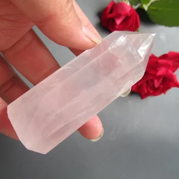 80g Fashion Energy Healing Transparent Natural Clear Rose Quartz Crystal Points Single Terminated Crystal Wand Polished Reik
80g Fashion Energy Healing Transparent Natural Clear Rose Quartz Crystal Points Single Terminated Crystal Wand Polished Reik