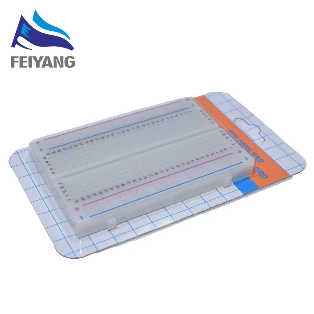 10PCS 400 Tie Points Solderless PCB Breadboard Mini Universal Test Protoboard DIY Bread Board Bus Test Circuit Board
10PCS 400 Tie Points Solderless PCB Breadboard Mini Universal Test Protoboard DIY Bread Board Bus Test Circuit Board