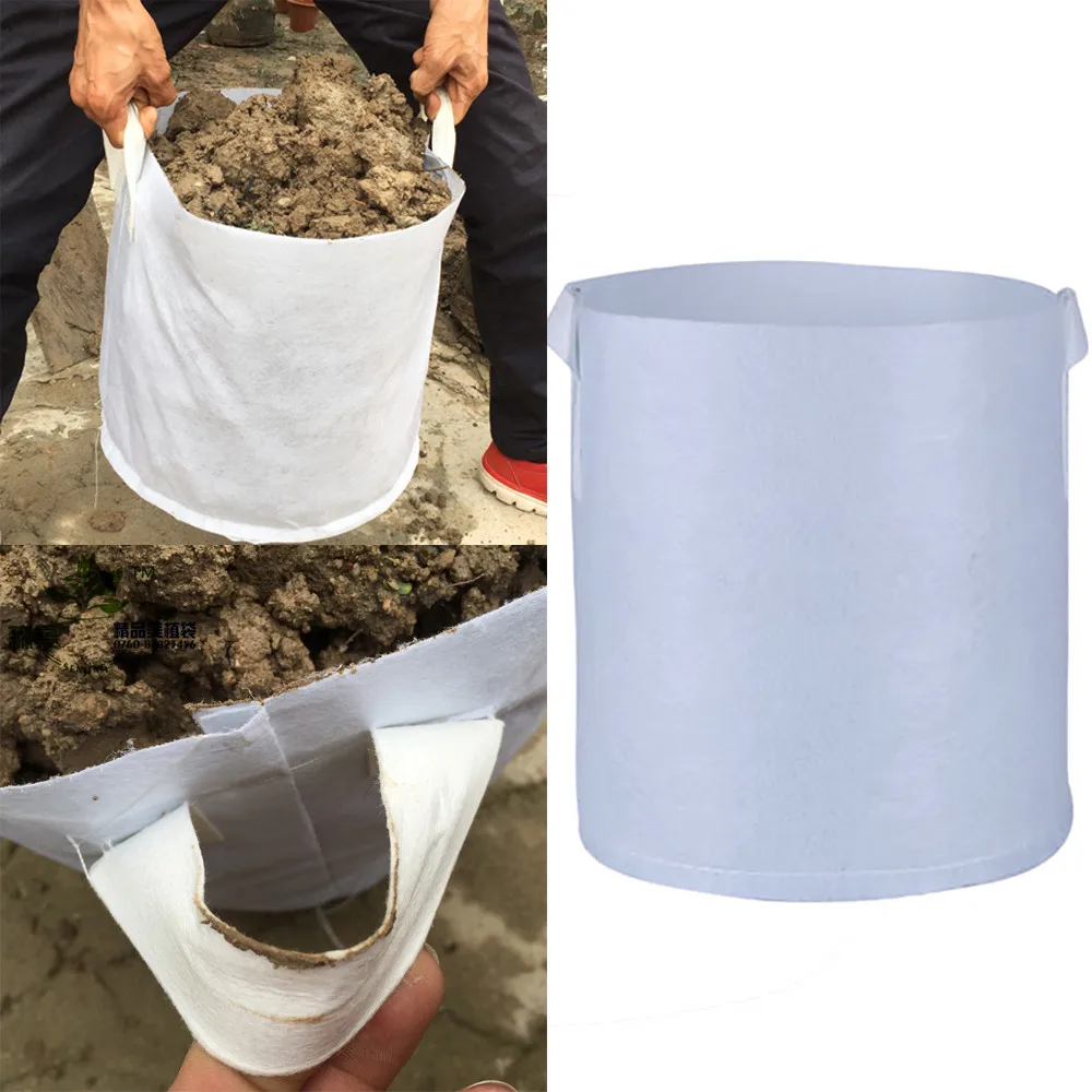 Round Fabric Pots Root Container Grow Bag Garden Pots Vegetable Planting Bags Plant Pouch Aeration Container Garden Supplies
Round Fabric Pots Root Container Grow Bag Garden Pots Vegetable Planting Bags Plant Pouch Aeration Container Garden Supplies
