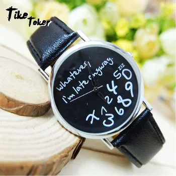 TIke Toker,Unique Watch Christmas Funny Unisex Men Women Analog Quartz Watch Whatever,I'm Late Anyway Wrist Watch
TIke Toker,Unique Watch Christmas Funny Unisex Men Women Analog Quartz Watch Whatever,I'm Late Anyway Wrist Watch