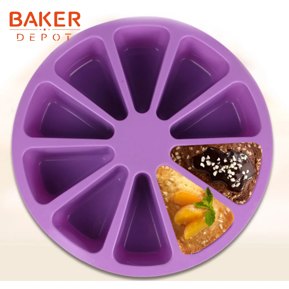 BAKER DEPOT division silicone cake mold bread pastry dessert oven mould cake bakeware baking tool soap pudding ice form 10 holes
BAKER DEPOT division silicone cake mold bread pastry dessert oven mould cake bakeware baking tool soap pudding ice form 10 holes