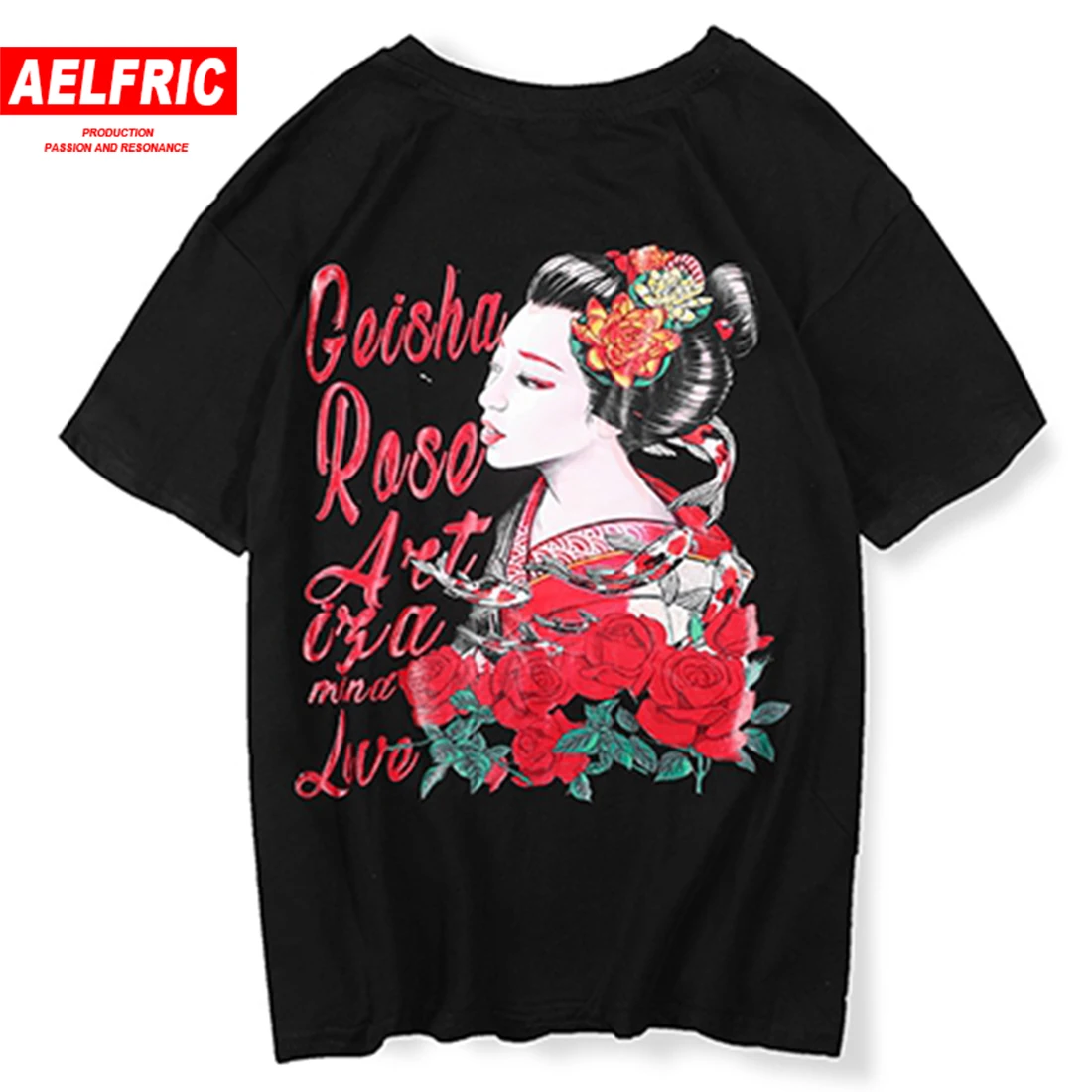Aelfric Eden Japanese Harajuku T-shirts Rose Flower Printed Streetwear Mens T Shirts 2019 Hip Hop Casual Short Sleeve Tee Shirts
Aelfric Eden Japanese Harajuku T-shirts Rose Flower Printed Streetwear Mens T Shirts 2019 Hip Hop Casual Short Sleeve Tee Shirts