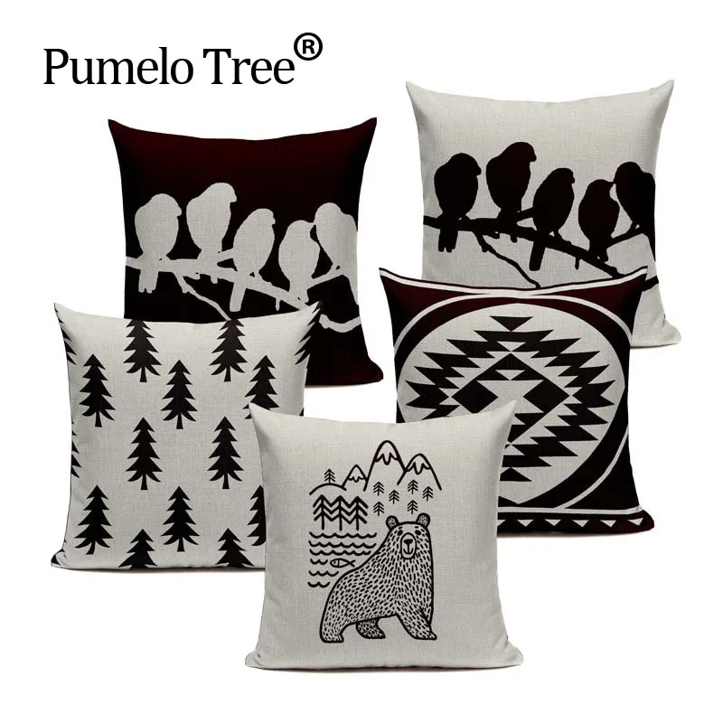 Nordic Home Decoration Scandinavian Style Cushion Cover Bird Geometric Pillowcase Decor Black And White Throw Pillows Cushions
Nordic Home Decoration Scandinavian Style Cushion Cover Bird Geometric Pillowcase Decor Black And White Throw Pillows Cushions