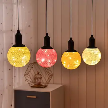 SOLLED 4Colors LED Cotton Thread Ball Shape Celling Lamp for Living Room Dining Room Decor
SOLLED 4Colors LED Cotton Thread Ball Shape Celling Lamp for Living Room Dining Room Decor