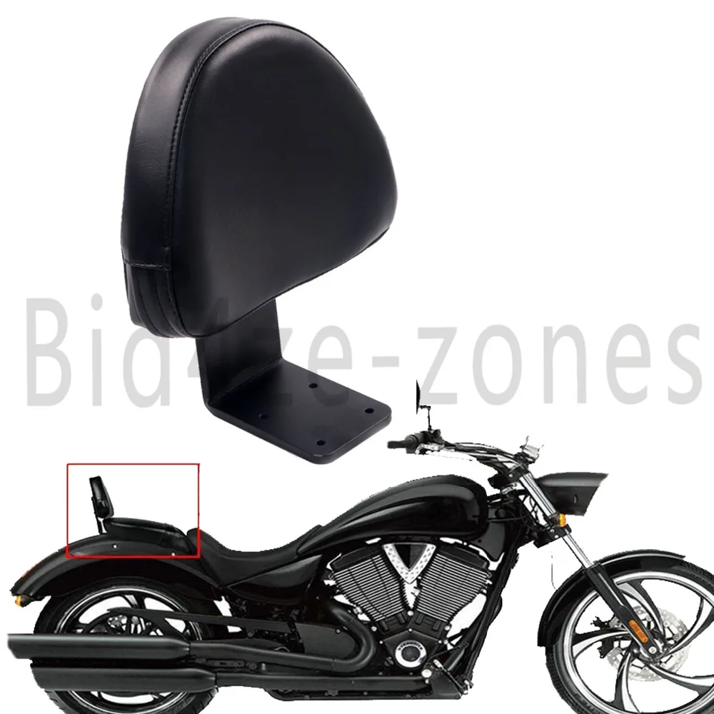 Deluxe Black Motorcycle Rear Backrest Seat Sissy Bar Leather Backrest Pad For victory vegas boardwalk high ball gunner kingpin
Deluxe Black Motorcycle Rear Backrest Seat Sissy Bar Leather Backrest Pad For victory vegas boardwalk high ball gunner kingpin