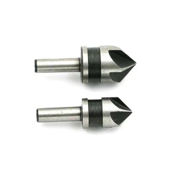 2pcs 82 Degree5 Blade Round Countersink Drill Bit Degree Point Chamfering Cutter 1/2'', 5/8'' Shank For Power Tool
2pcs 82 Degree5 Blade Round Countersink Drill Bit Degree Point Chamfering Cutter 1/2'', 5/8'' Shank For Power Tool