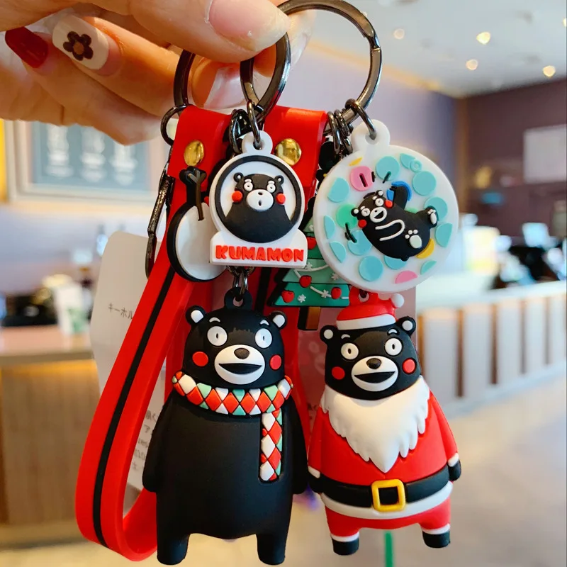 Christmas Series Cartoon Kumamon Keychain Creative Wristband Keychain Keyring Bag Pendant Christmas Gift for Women
Christmas Series Cartoon Kumamon Keychain Creative Wristband Keychain Keyring Bag Pendant Christmas Gift for Women