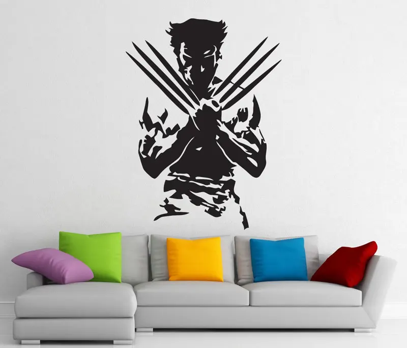 Wolverine, superhero, detachable sticker, vinyl decal, home interior art decoration, boy room fashion decoration CJY22
Wolverine, superhero, detachable sticker, vinyl decal, home interior art decoration, boy room fashion decoration CJY22