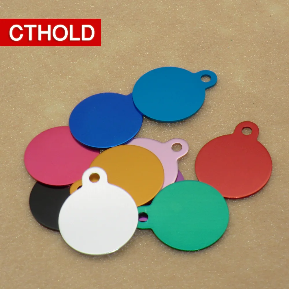 CTHOLD 100Pcs Dog ID Tags Personalized Engraving Pet ID Dog Tags Identification Custom Name Address Phone Wholesale Round
CTHOLD 100Pcs Dog ID Tags Personalized Engraving Pet ID Dog Tags Identification Custom Name Address Phone Wholesale Round