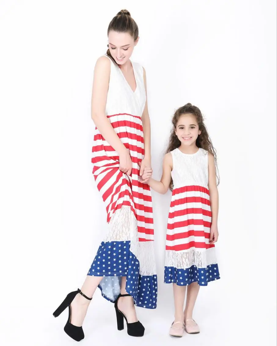 Mother Daughter Dresses Solid Strip Star Patchwork Sleeveless Long Dress for Mommy Me Grace Girl Dress Family Matching Clothing
Mother Daughter Dresses Solid Strip Star Patchwork Sleeveless Long Dress for Mommy Me Grace Girl Dress Family Matching Clothing