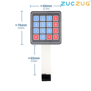 4*4 Matrix Array/Matrix Keyboard 16 Key Membrane Switch Keypad for arduino 4X4 Matrix Keyboard
4*4 Matrix Array/Matrix Keyboard 16 Key Membrane Switch Keypad for arduino 4X4 Matrix Keyboard