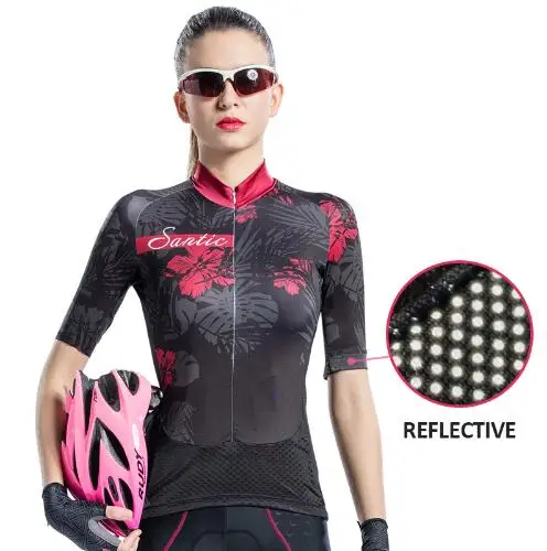 Santic Women Cycling Short Jersey Pro Fit Ladies Road MTB Bike Bicycle Jersey Short Sleeve Reflective Asian Size S-XL L8C02131
Santic Women Cycling Short Jersey Pro Fit Ladies Road MTB Bike Bicycle Jersey Short Sleeve Reflective Asian Size S-XL L8C02131