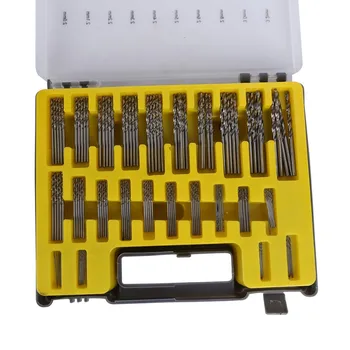 0.4mm-3.2mm 150Pcs Mini twist drill Bit Kit HSS Micro Precision Twist Drill with Carry Case for PCB Crafts Jewelry Drilling Tool
0.4mm-3.2mm 150Pcs Mini twist drill Bit Kit HSS Micro Precision Twist Drill with Carry Case for PCB Crafts Jewelry Drilling Tool