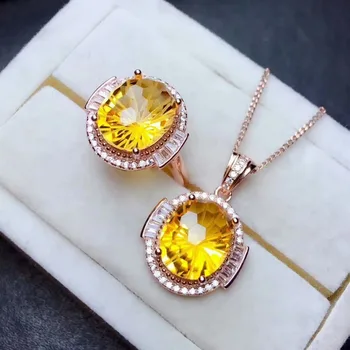 shilovem 925 sterling silver Piezoelectric citrine Rings pendants send necklace Jewelry women trendy wedding new mtz1012881agj
shilovem 925 sterling silver Piezoelectric citrine Rings pendants send necklace Jewelry women trendy wedding new mtz1012881agj