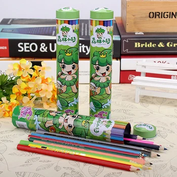 36 pcs school long paragraph 12 colors iron tube loaded with colorful pencil students cartoon creative Coloured drawing pencils
36 pcs school long paragraph 12 colors iron tube loaded with colorful pencil students cartoon creative Coloured drawing pencils