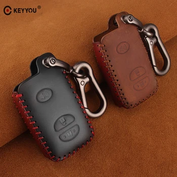 KEYYOU 3 Buttons Leather Car Key Case For Toyota Camry Highlander Crown Prado Land Cruiser Prius Intelligent Keychain Key Cover
KEYYOU 3 Buttons Leather Car Key Case For Toyota Camry Highlander Crown Prado Land Cruiser Prius Intelligent Keychain Key Cover