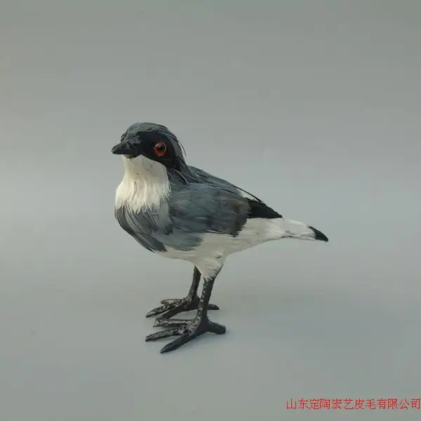 

Simulation blue bird polyethylene&furs bird model funny gift about 17cmx15cm