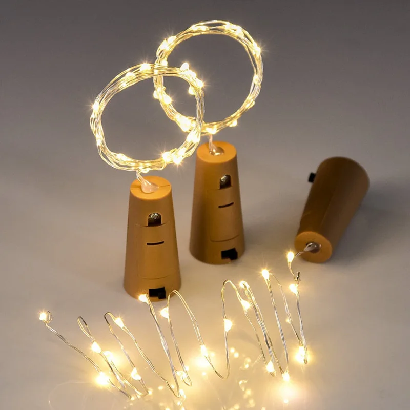 2M 20LED Copper Wire String Light with Bottle Stopper for Bottle DIY Glass Craft Bottle Fairy Garland Valentines Wedding Xmas
2M 20LED Copper Wire String Light with Bottle Stopper for Bottle DIY Glass Craft Bottle Fairy Garland Valentines Wedding Xmas