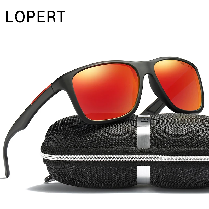LOPERT Classic Polarized Sunglasses Men Square Glasses Brand Classic Women Coating Points Black Frame Sun Glasses UV400
LOPERT Classic Polarized Sunglasses Men Square Glasses Brand Classic Women Coating Points Black Frame Sun Glasses UV400