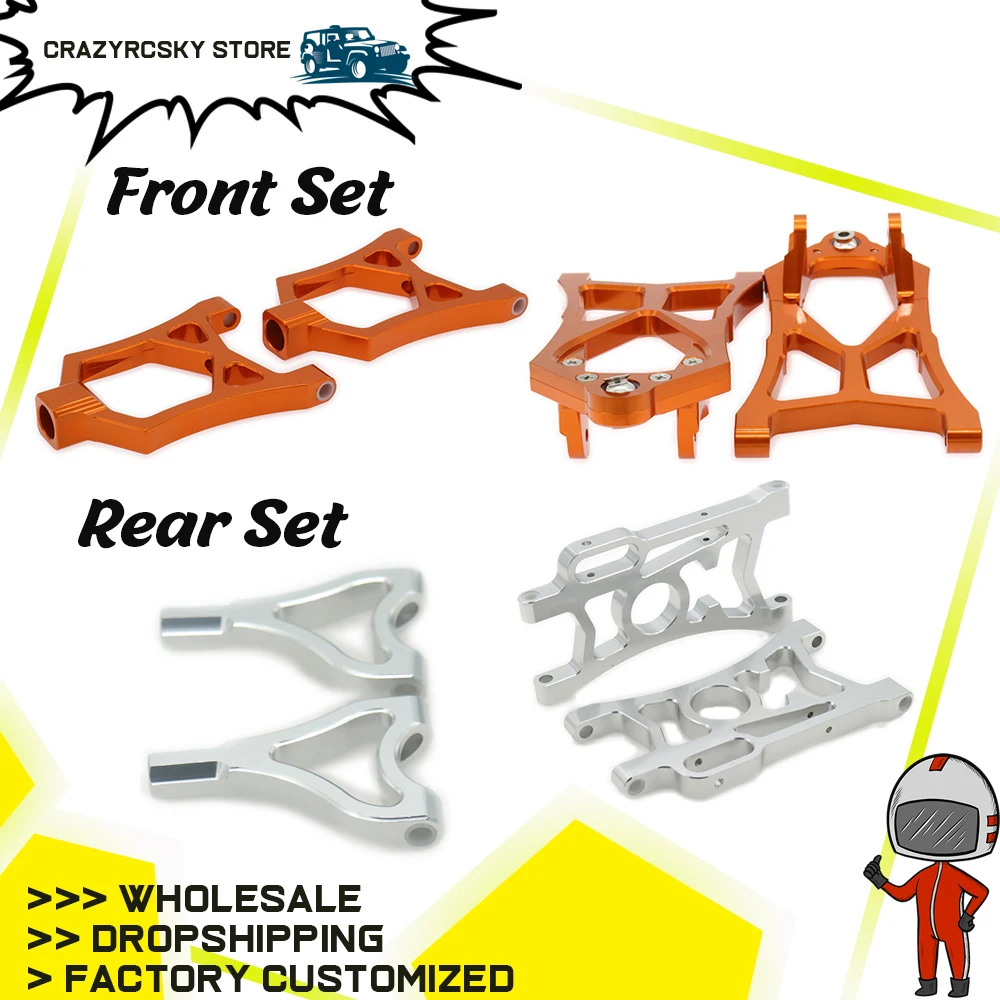 RCAWD One Set Alloy Front And Rear Suspension Upper Arm For RC Hobby Model Car 1/5 Hpi Baja RC Upgraded Spare Parts
RCAWD One Set Alloy Front And Rear Suspension Upper Arm For RC Hobby Model Car 1/5 Hpi Baja RC Upgraded Spare Parts