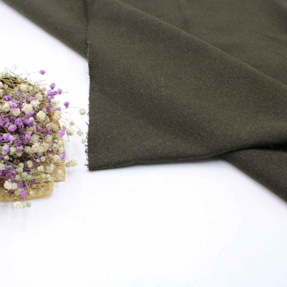 YLSX Dark Green Autumn Winter Thickening Double Side Milled Cashmere Wool Pure Color Imitation Cloth Clothing DIY Wool Fabric
YLSX Dark Green Autumn Winter Thickening Double Side Milled Cashmere Wool Pure Color Imitation Cloth Clothing DIY Wool Fabric