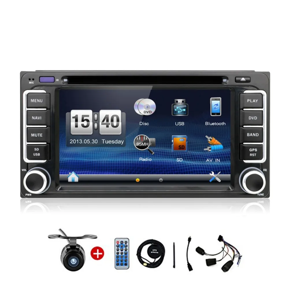 2 Din 6.2 Inch 200*100 Car DVD Player GPS+BT+Radio+Touch Screen+Car Pc+Aduio+Stereo+Video For Toyota Hilux VIOS Camry Corolla
2 Din 6.2 Inch 200*100 Car DVD Player GPS+BT+Radio+Touch Screen+Car Pc+Aduio+Stereo+Video For Toyota Hilux VIOS Camry Corolla
