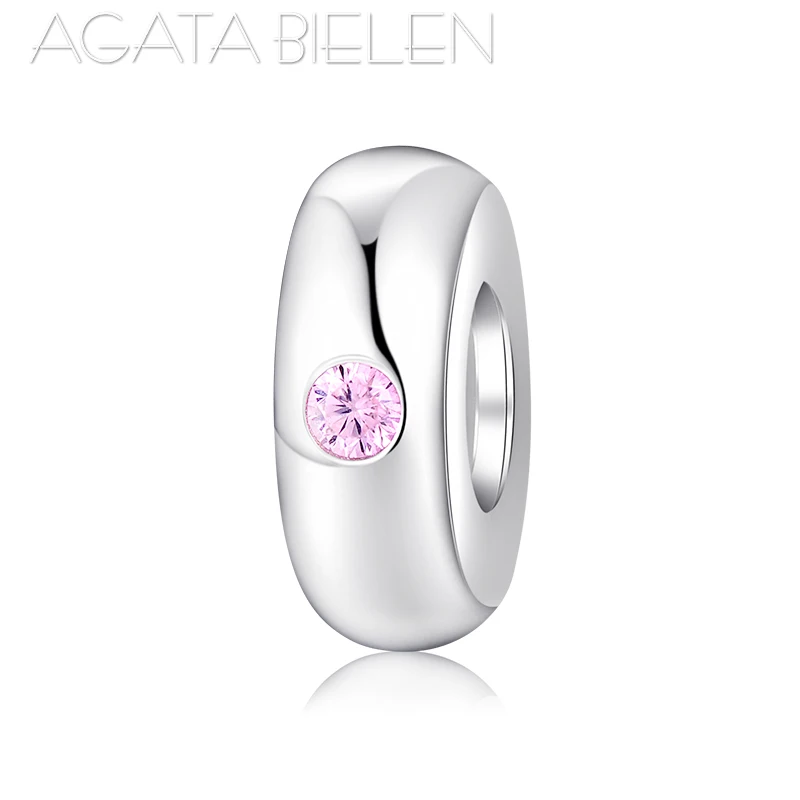 Round Shape Spacer Stopper Beads 925 Sterling Silver Pink Zircon Decorate Fit Original Pandora Charm Bracelet Jewelry making
Round Shape Spacer Stopper Beads 925 Sterling Silver Pink Zircon Decorate Fit Original Pandora Charm Bracelet Jewelry making