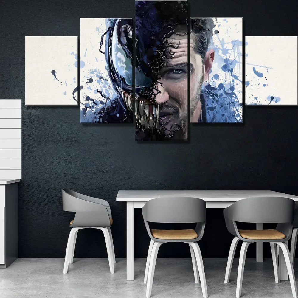 Venom Science Fiction Movie Modern HD Print 5 Piece Canvas Wall Art For Living Room Painting Wall Art Canvas Painting Artwork
Venom Science Fiction Movie Modern HD Print 5 Piece Canvas Wall Art For Living Room Painting Wall Art Canvas Painting Artwork