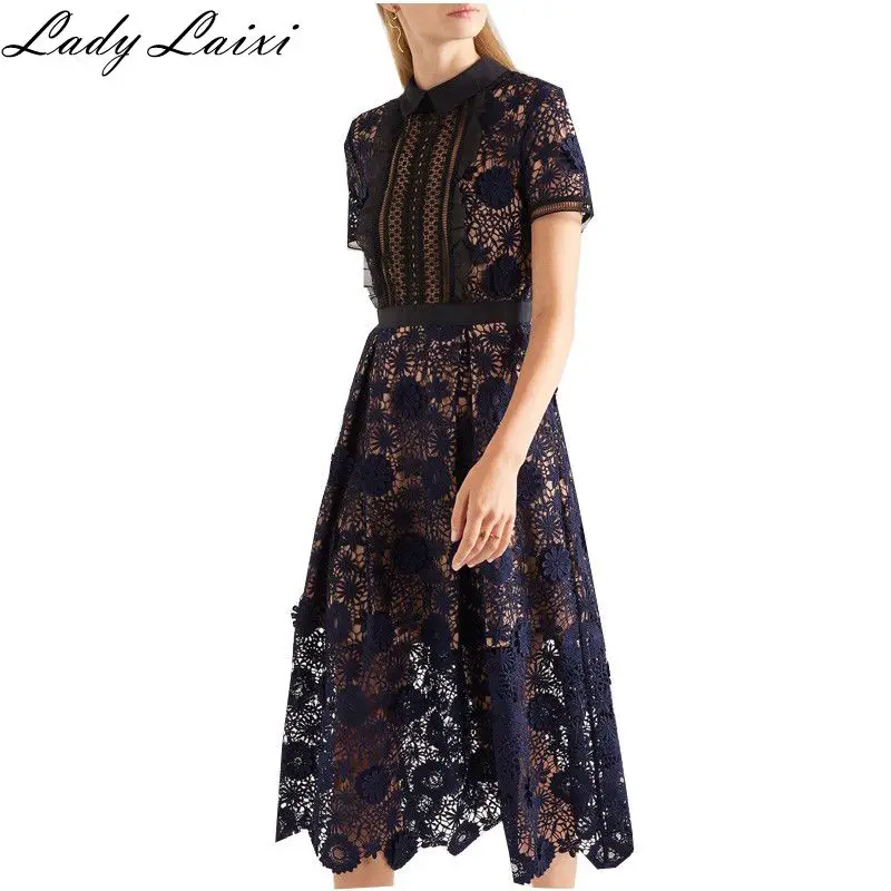 High Quality 2017 New Women Floral Lace Dress Elegant Party Ladies Long Clothing
High Quality 2017 New Women Floral Lace Dress Elegant Party Ladies Long Clothing