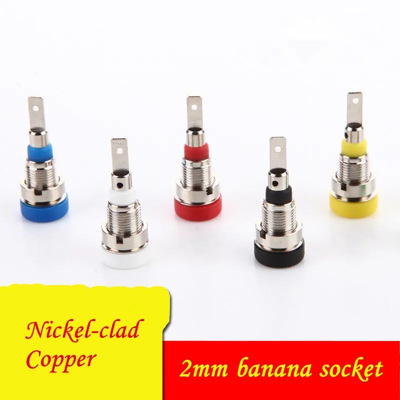 1pcs YT222 nickel-clad copper High quality 2mm banana sockets Audio accessories Terminal Blocks banana jack Free Shipping
1pcs YT222 nickel-clad copper High quality 2mm banana sockets Audio accessories Terminal Blocks banana jack Free Shipping