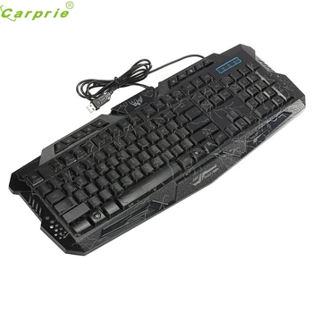 CARPRIE Professional LED Gaming wired 2.4G keyboard and 5500DPI Mouse Set for Computer Multimedia Gamer Combo with 3-colors LED
CARPRIE Professional LED Gaming wired 2.4G keyboard and 5500DPI Mouse Set for Computer Multimedia Gamer Combo with 3-colors LED