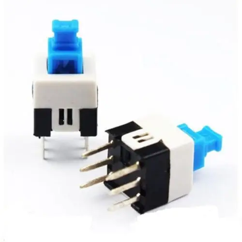 10PCS 8x8mm 6 Pin DIP Self-Lock ON/OFF lock Push Switch Power Switch Key Button Switch
10PCS 8x8mm 6 Pin DIP Self-Lock ON/OFF lock Push Switch Power Switch Key Button Switch