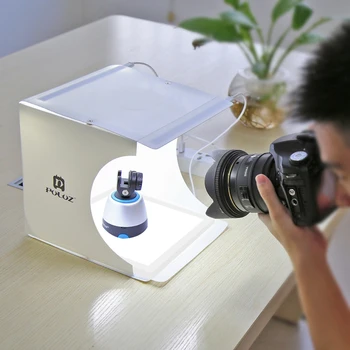 PULUZ Mini Folding LED Light Photo Studio box Studio Diffuse Soft Box Lightbox + 22.5cm LED Photography Shadowless Bottom Light
PULUZ Mini Folding LED Light Photo Studio box Studio Diffuse Soft Box Lightbox + 22.5cm LED Photography Shadowless Bottom Light