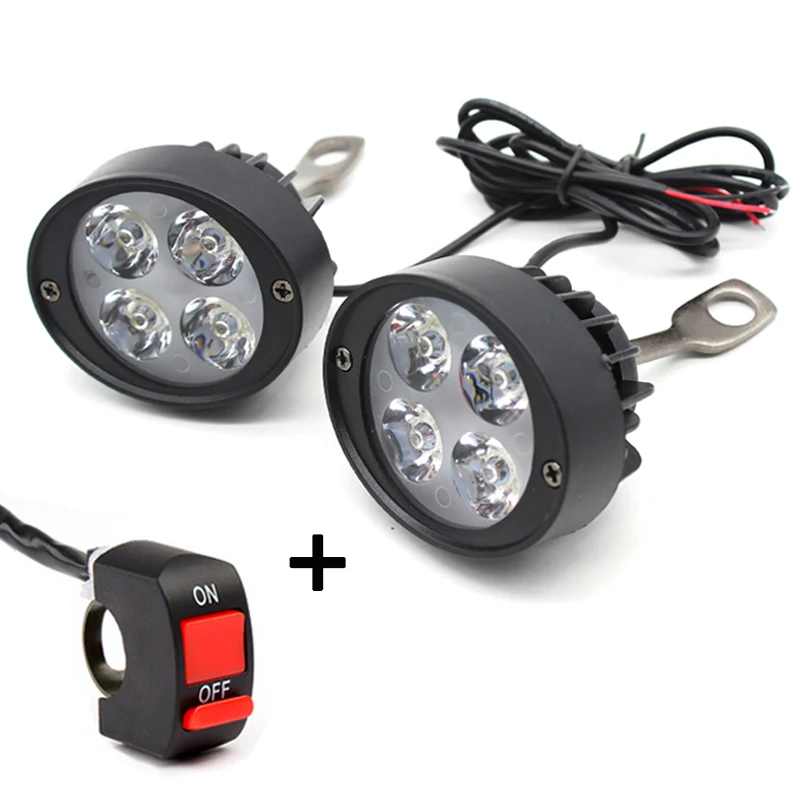 2Pcs Car External Headlight 24W 3000LM Motorcycle Fog DRL Headlamp Spotlight Hunting Driving Light High Brightness Light Switch
2Pcs Car External Headlight 24W 3000LM Motorcycle Fog DRL Headlamp Spotlight Hunting Driving Light High Brightness Light Switch