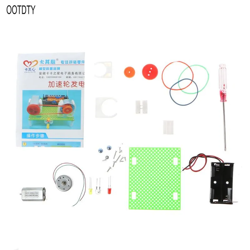 Creative DIY Assembled Mini Transmission Generate Electric Generator Model Science Experiment Kids Children Educational Toys
Creative DIY Assembled Mini Transmission Generate Electric Generator Model Science Experiment Kids Children Educational Toys