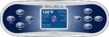 Balboa TP800 LCD Menu base Top Side Controller 9 Button with LCD display PN 50261
Balboa TP800 LCD Menu base Top Side Controller 9 Button with LCD display PN 50261